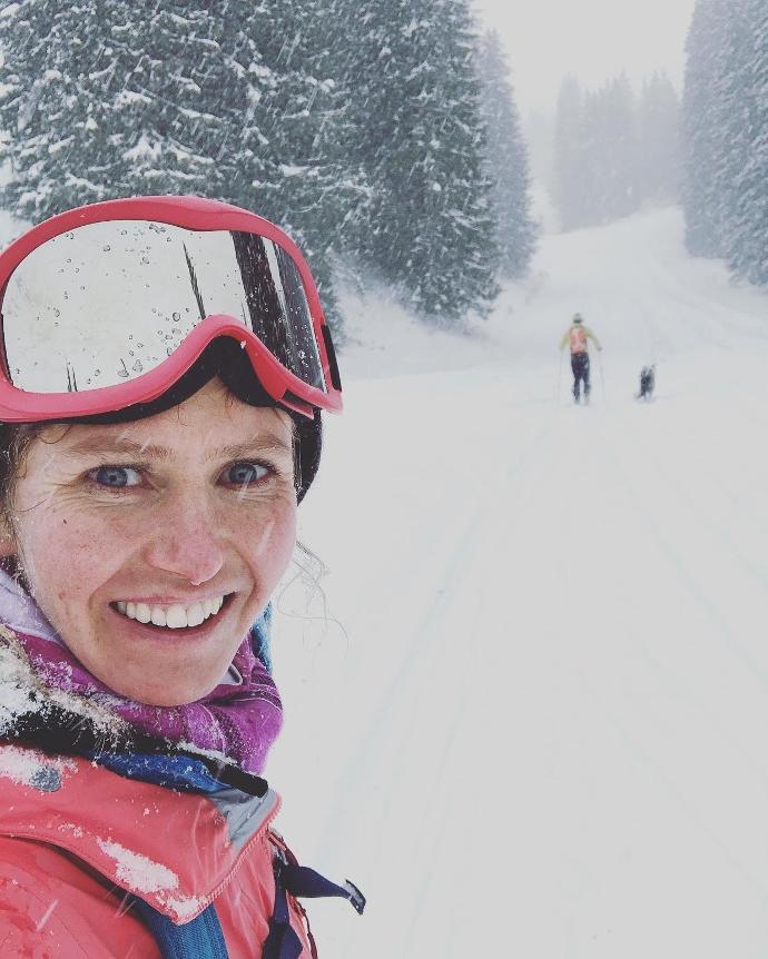 Nienke Oostra- snowy selfie