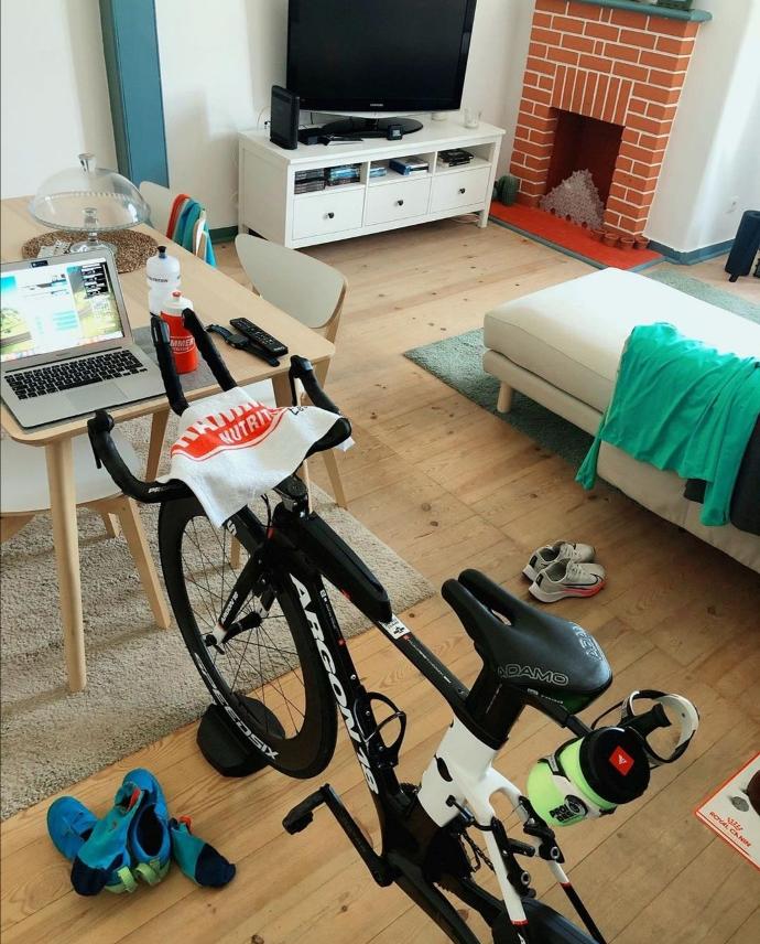 Indoor bike training preparation