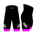 CUORE Damen Radhose Schwarz-Rosa