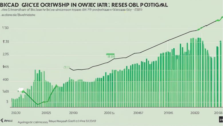 Data graph showing increase in bicycle purchase in portugal