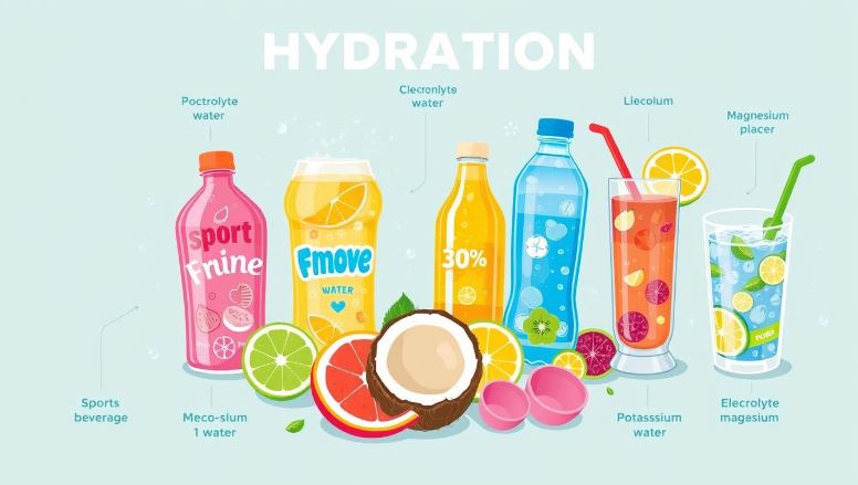 An images of different sports beverages in different flavors