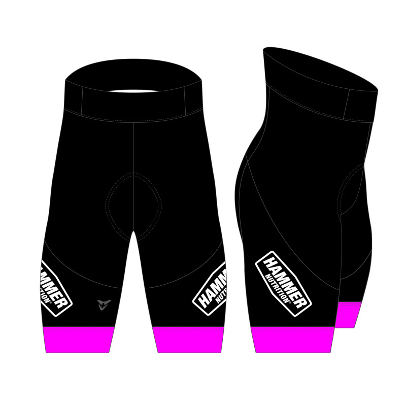 CUORE Cycling Short Woman Preto-Rosa