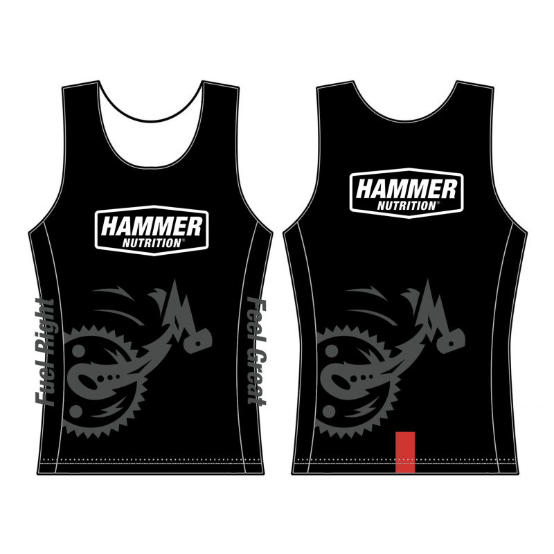 Running Singlet Black Men