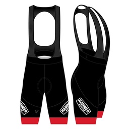 [826] CUORE Men's Bib Shorts Black (Extra Large )