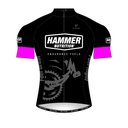 CUORE Mulheres Camisola de ciclismo Preto-Rosa