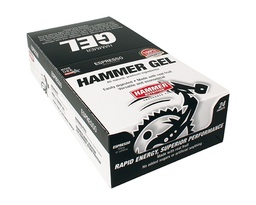[HBE24-BOX] Gel Énergétique Hammer - Energie facile pendant l'exercice (Espresso, (24 x 1) BOÎTE)