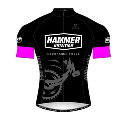 CUORE Mulheres Camisola de ciclismo Preto-Rosa